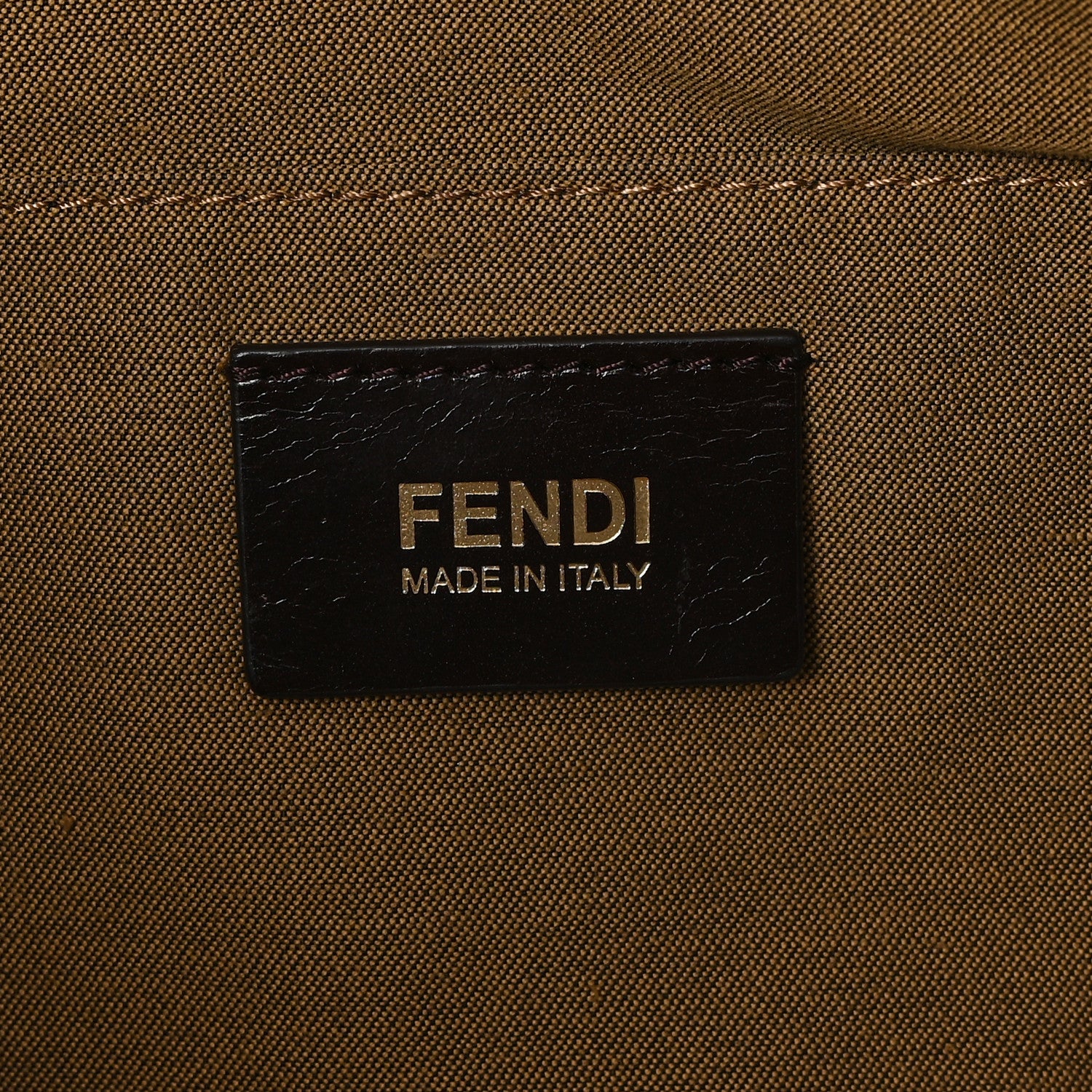 Fendi Zucca Small Chef Shopping Tote Tobacco Moro 5 of 10