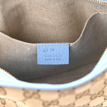 Gucci Monogram Mini Bree Messenger Bag Beige Mineral Blue 6 of 14