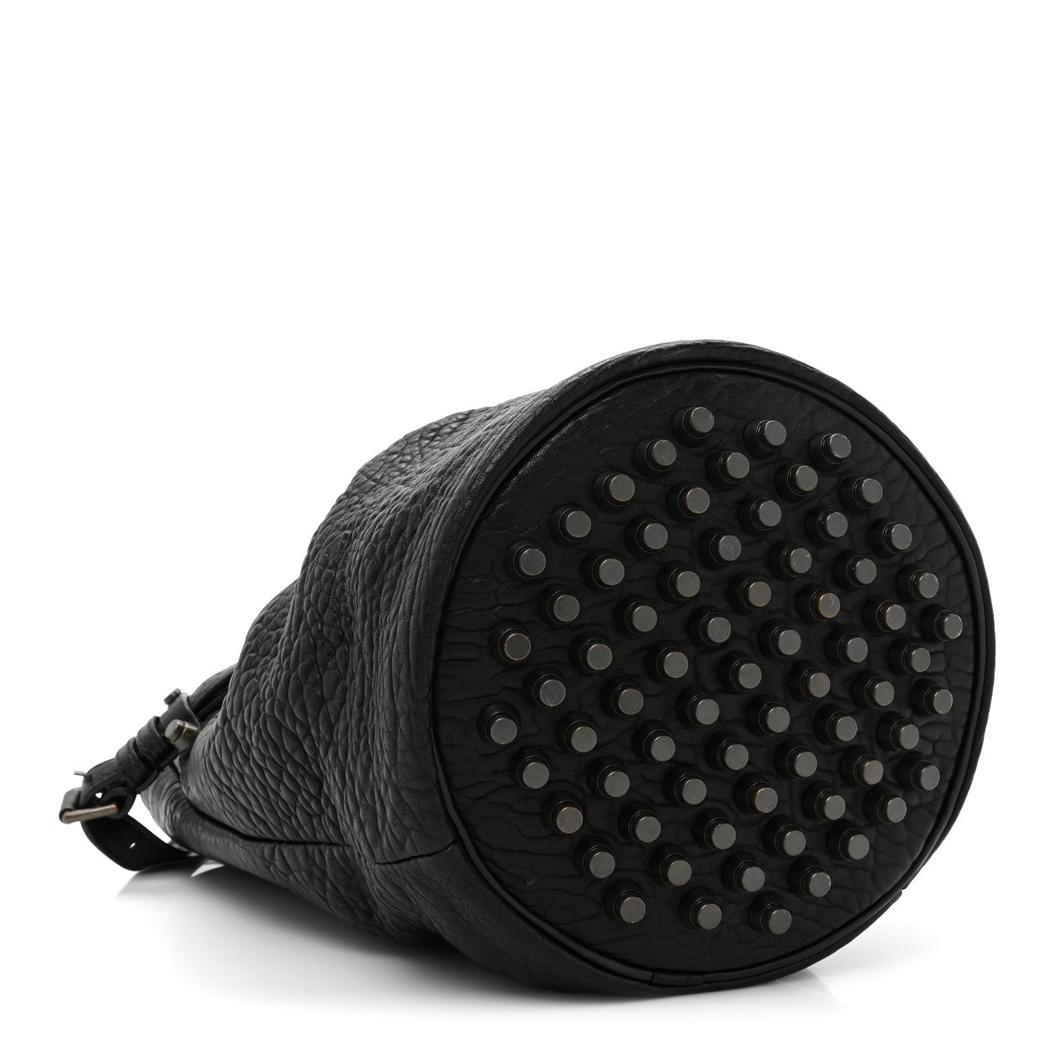 Alexander Wang Pebbled Lambskin Diego Bucket Bag Black Nickel Hardware 4 of 9