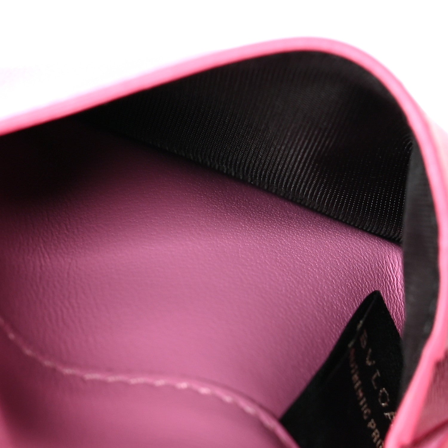 Bulgari Serpenti Calfskin Card Case Fuchsia Pink 6 of 10
