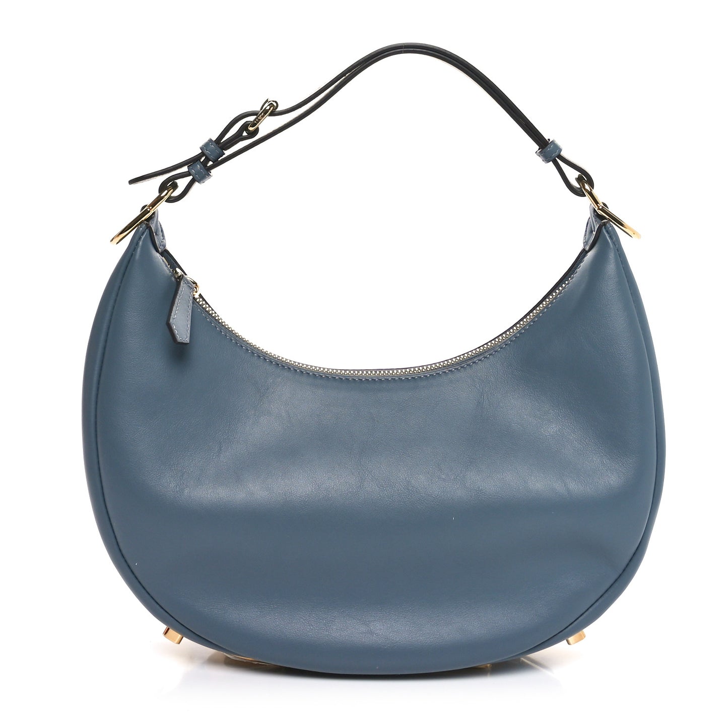 Vitello Grace Matte Small Fendigraphy Hobo Bag Tempesta