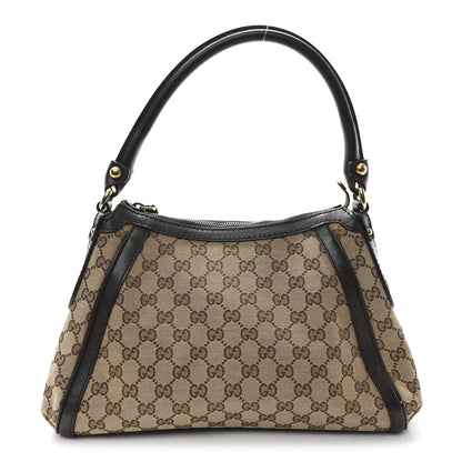 Gucci Monogram Small Scarlett Studded Interlocking G Hobo Dark Brown 1 of 11