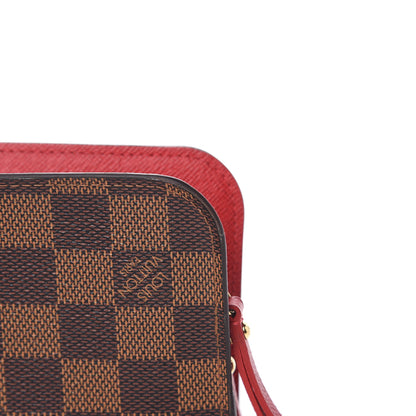 Louis Vuitton Damier Ebene Insolite Wallet Red 7 of 10