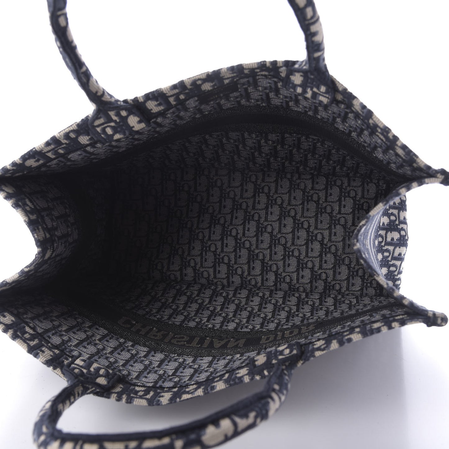 Oblique Book Tote Blue Multicolor