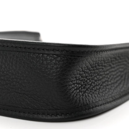 Hermes Taurillon Clemence Evelyne TPM Black 10 of 11