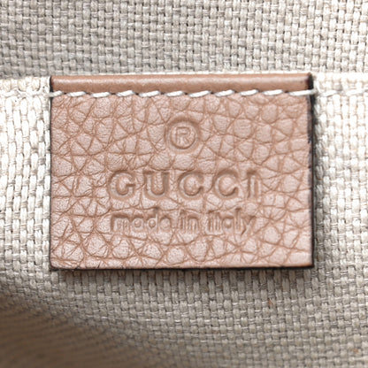 Gucci Pebbled Calfskin Small Soho Disco Bag Camelia 6 of 12