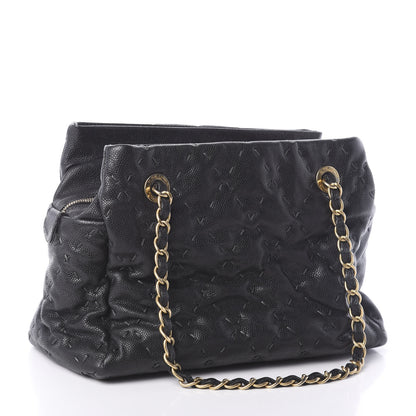 Chanel Caviar Stitched Tote Black 3 of 10