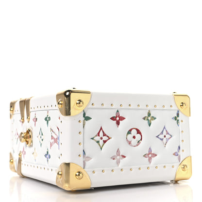 Louis Vuitton Lambskin Embossed Monogram LV Garden Camera Box White Multicolor 4 of 11