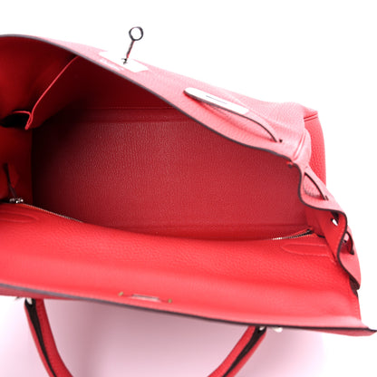 Hermes Togo Kelly Retourne 32 Rouge Pivoine 5 of 12