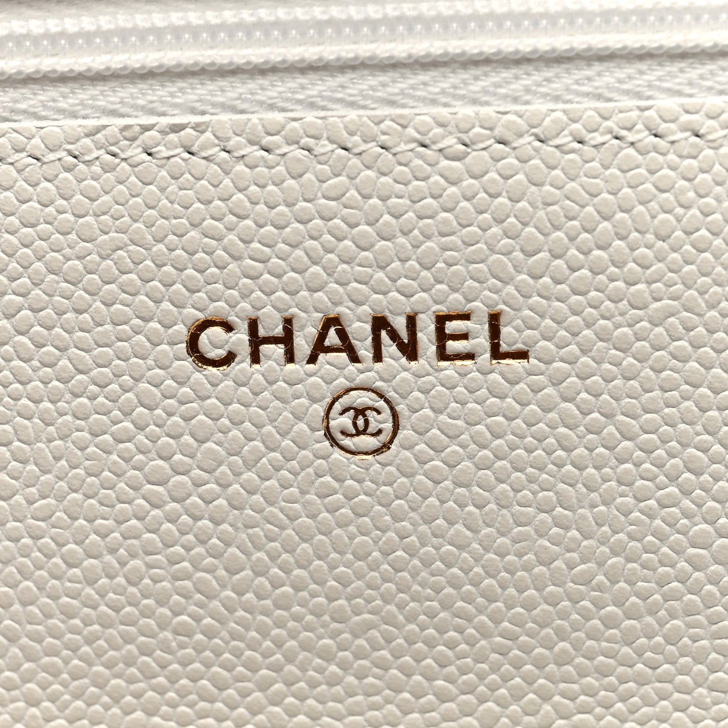 Chanel Caviar Quilted Wallet On Chain WOC White 6 of 11