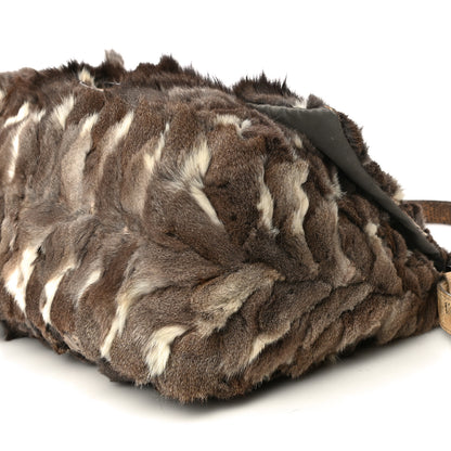 Fendi Rabbit Fur Mama Baguette Bag 9 of 17