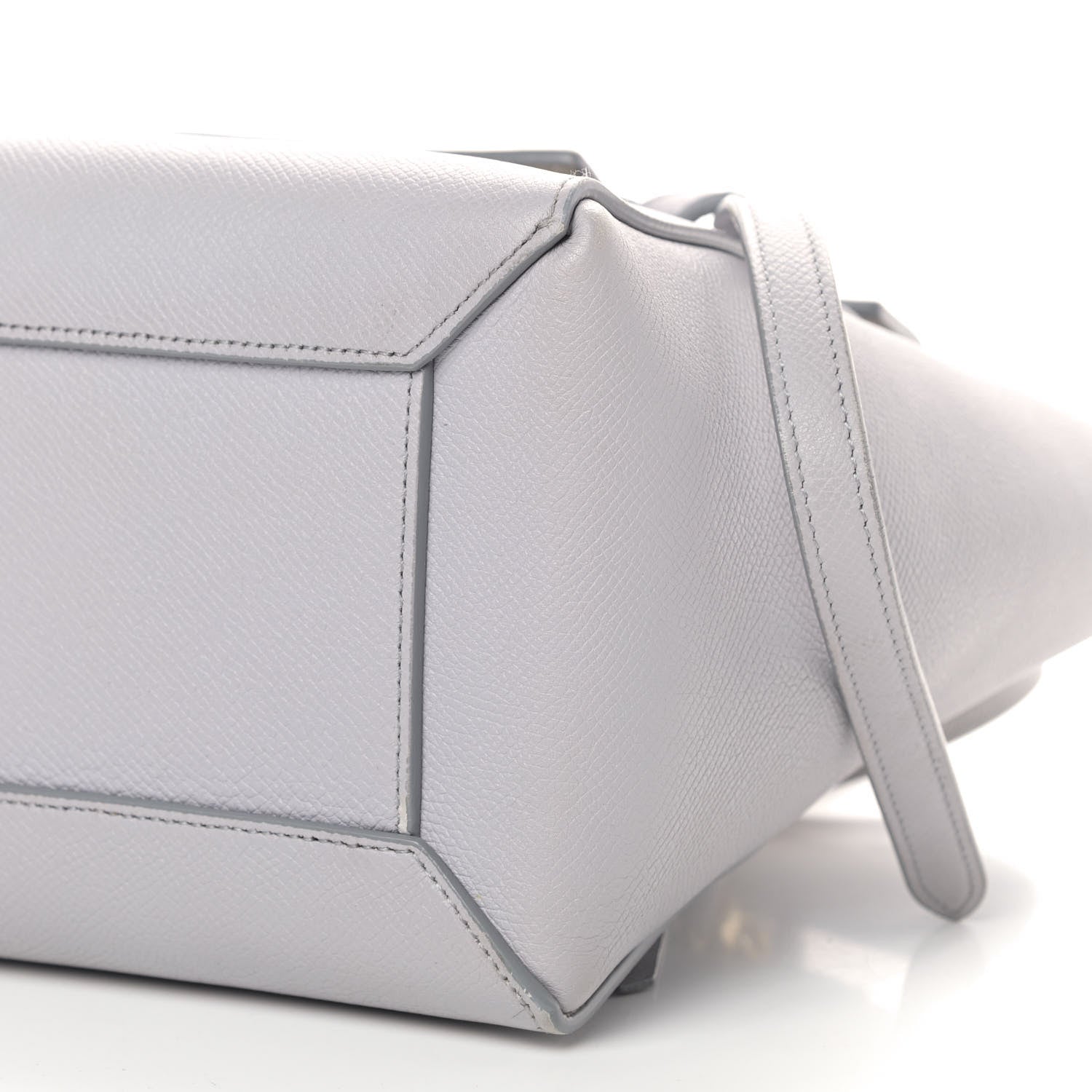 Celine Grained Calfskin Micro Belt Bag Pearl Blue 13 of 13