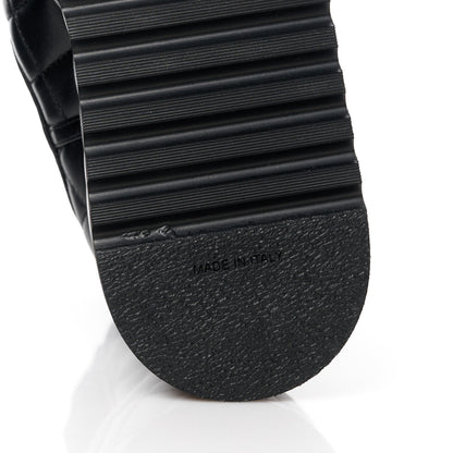 Chanel Lambskin Patent CC Cap Toe Quilted Short Platform Boots 37.5 Black 6 of 8