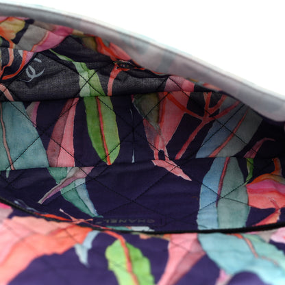 Chanel Canvas Quilted Jungle Jeans Flap White Multicolor 5 of 11