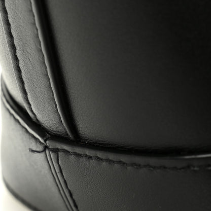 Celine Smooth Calfskin Small Cuir Triomphe Bucket Bag Black 11 of 12