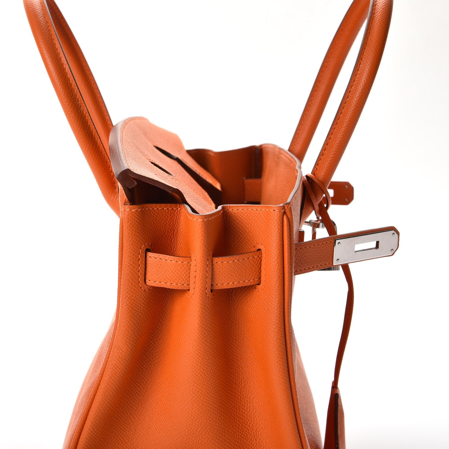 Hermes Epsom Birkin 30 Orange 34 of 36