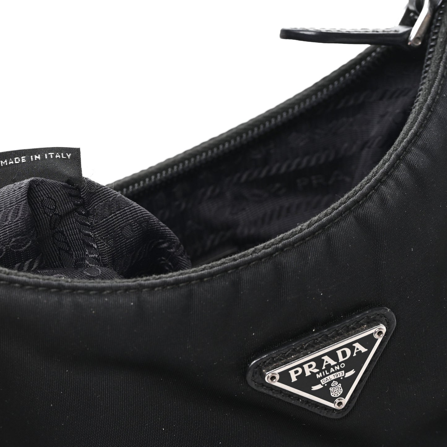 Tessuto Nylon Mini Re-Edition 2000 Bag Black