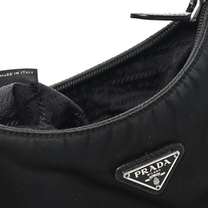Prada Tessuto Nylon Mini Re-Edition 2000 Bag Black 7 of 12