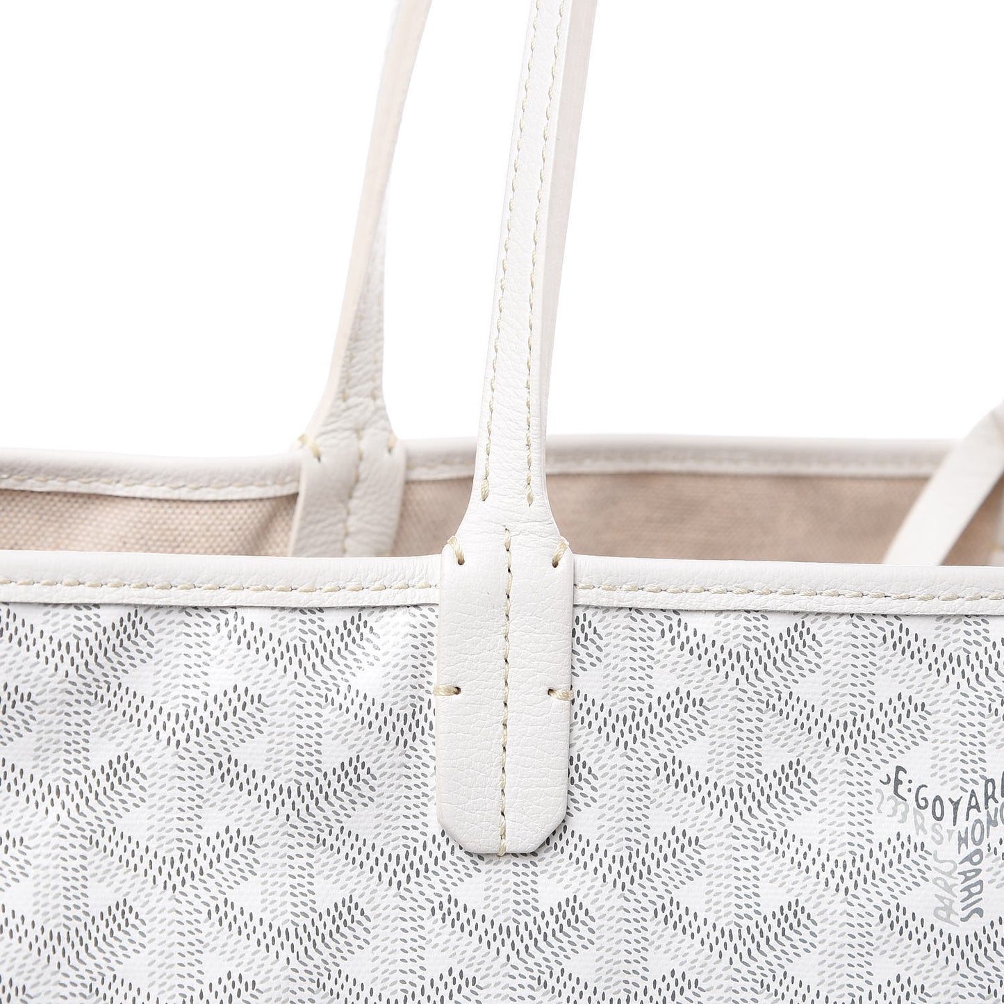 Goyardine Saint Louis PM White