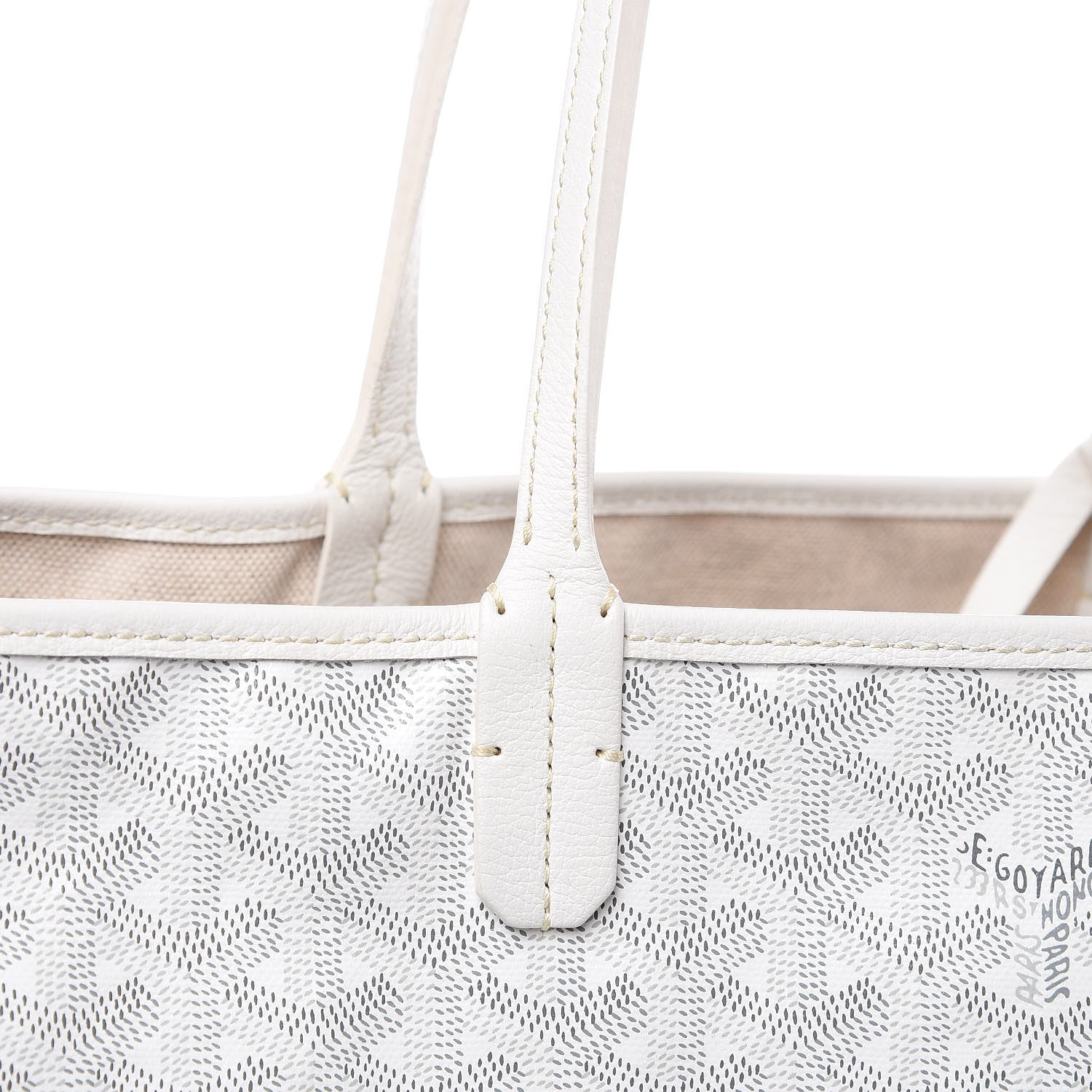 Goyard Goyardine Saint Louis PM White 13 of 13
