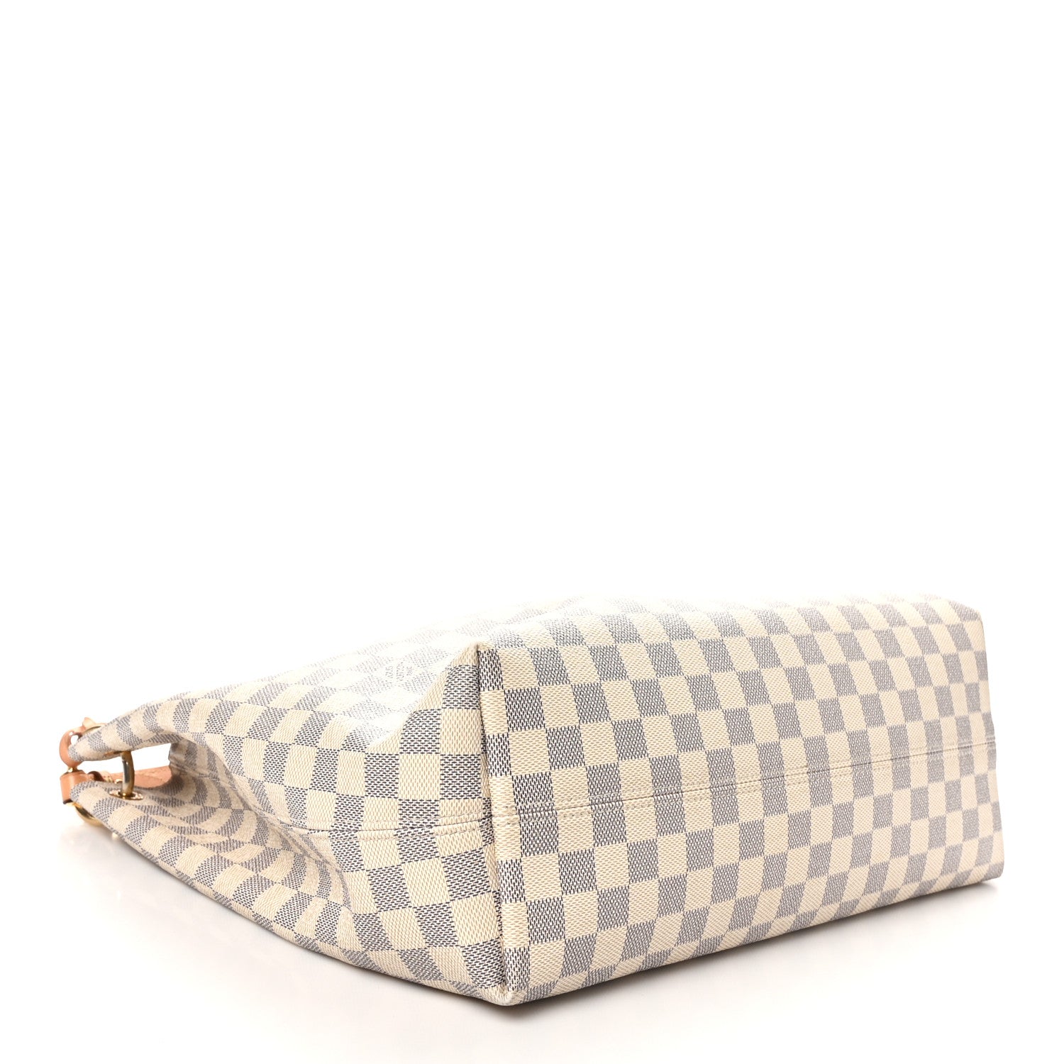 Louis Vuitton Damier Azur Graceful MM Rose Ballerine 4 of 9