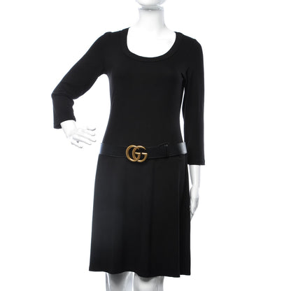 Gucci Textured Calfskin Double G 40mm Belt 90 36 Black 2 of 7
