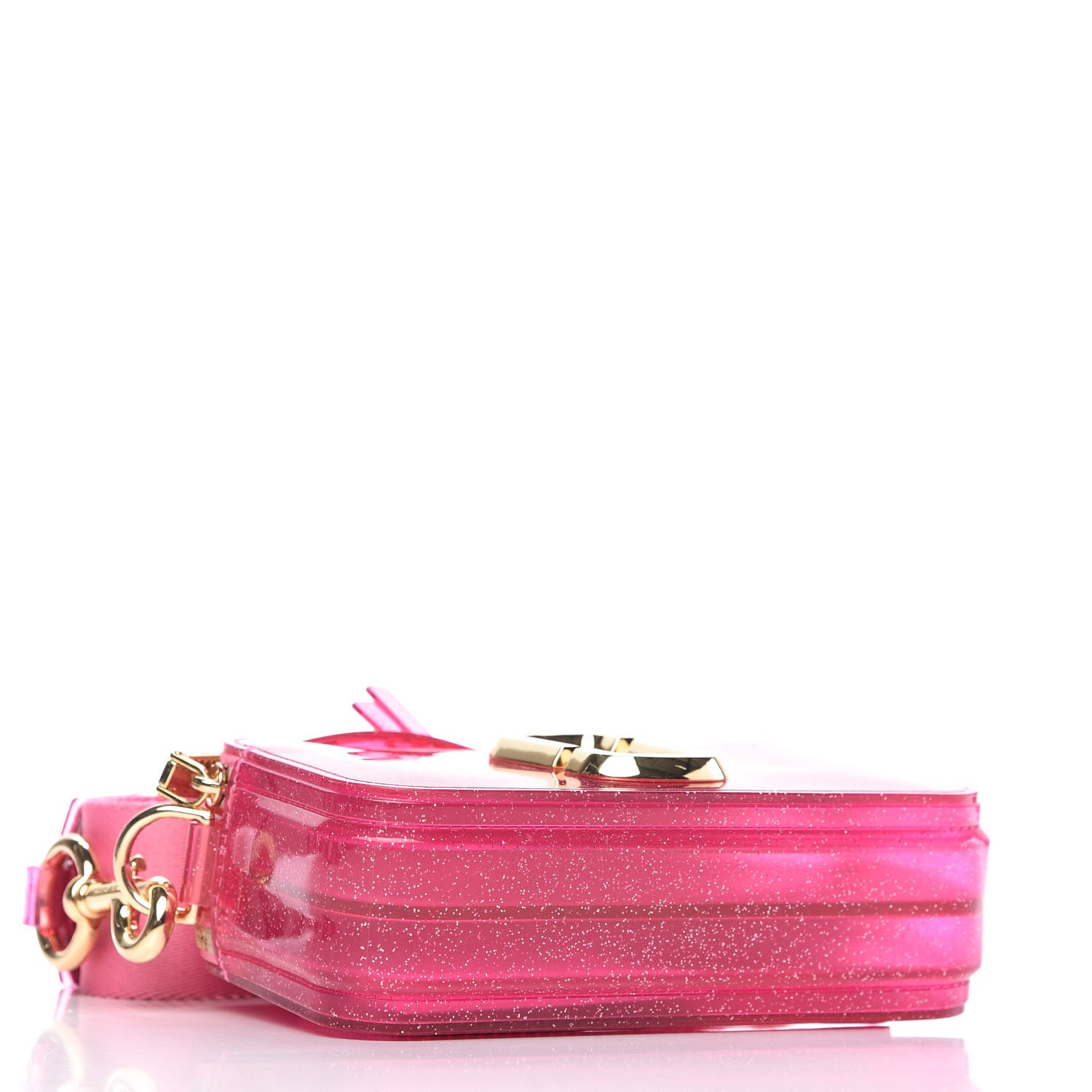 Marc Jacobs Jelly Glitter Small Snapshot Camera Bag Pink 4 of 9