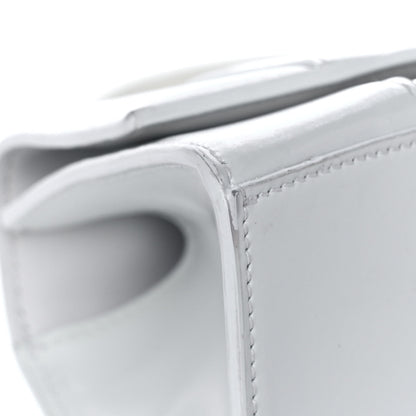 Balenciaga Shiny Box Calfskin Small Hourglass Top Handle Bag White 9 of 20