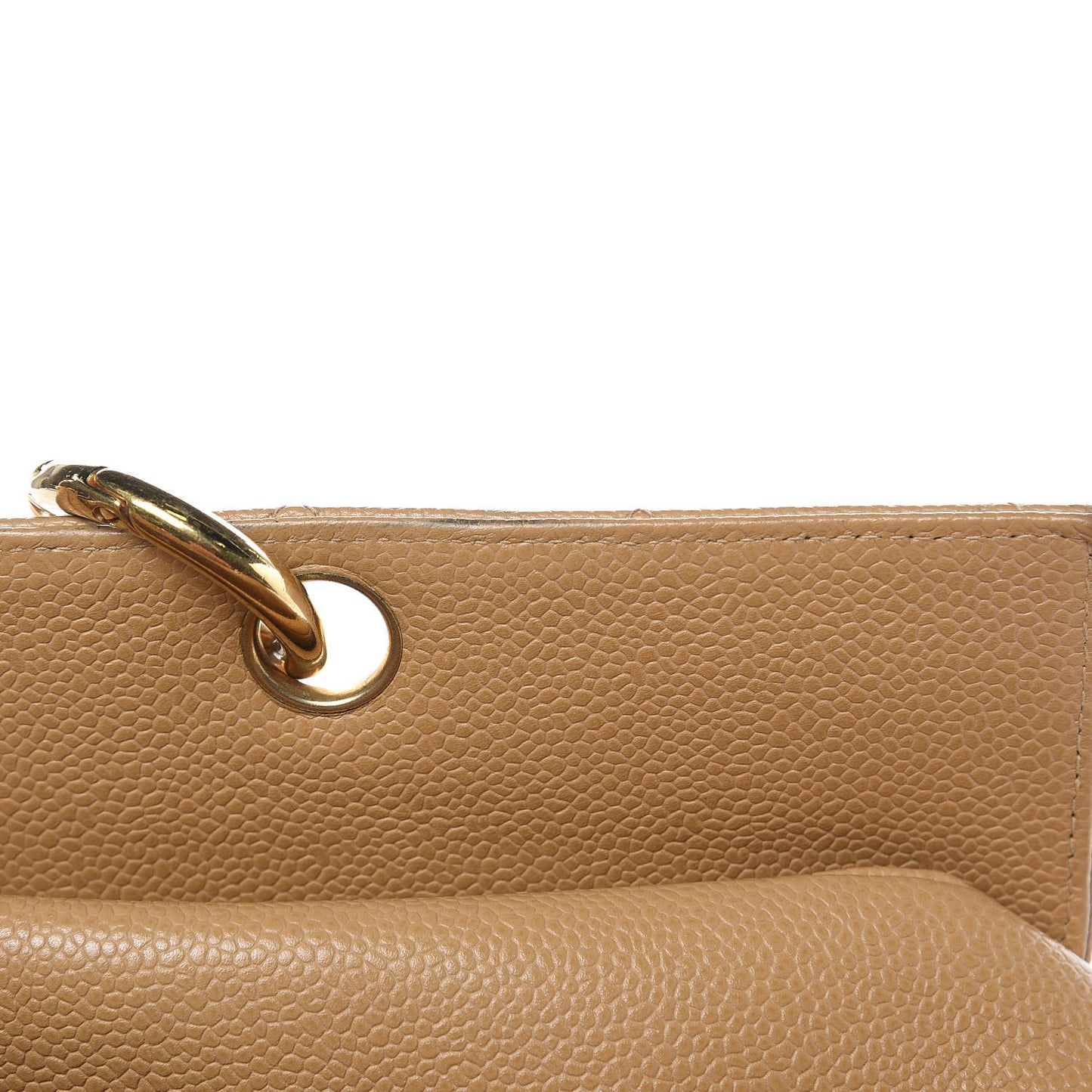 Caviar Quilted Petit Timeless Tote PTT Beige