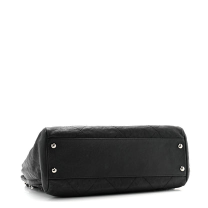 Chanel Calfskin Quilted Large Hamptons Flap Black 3 of 11