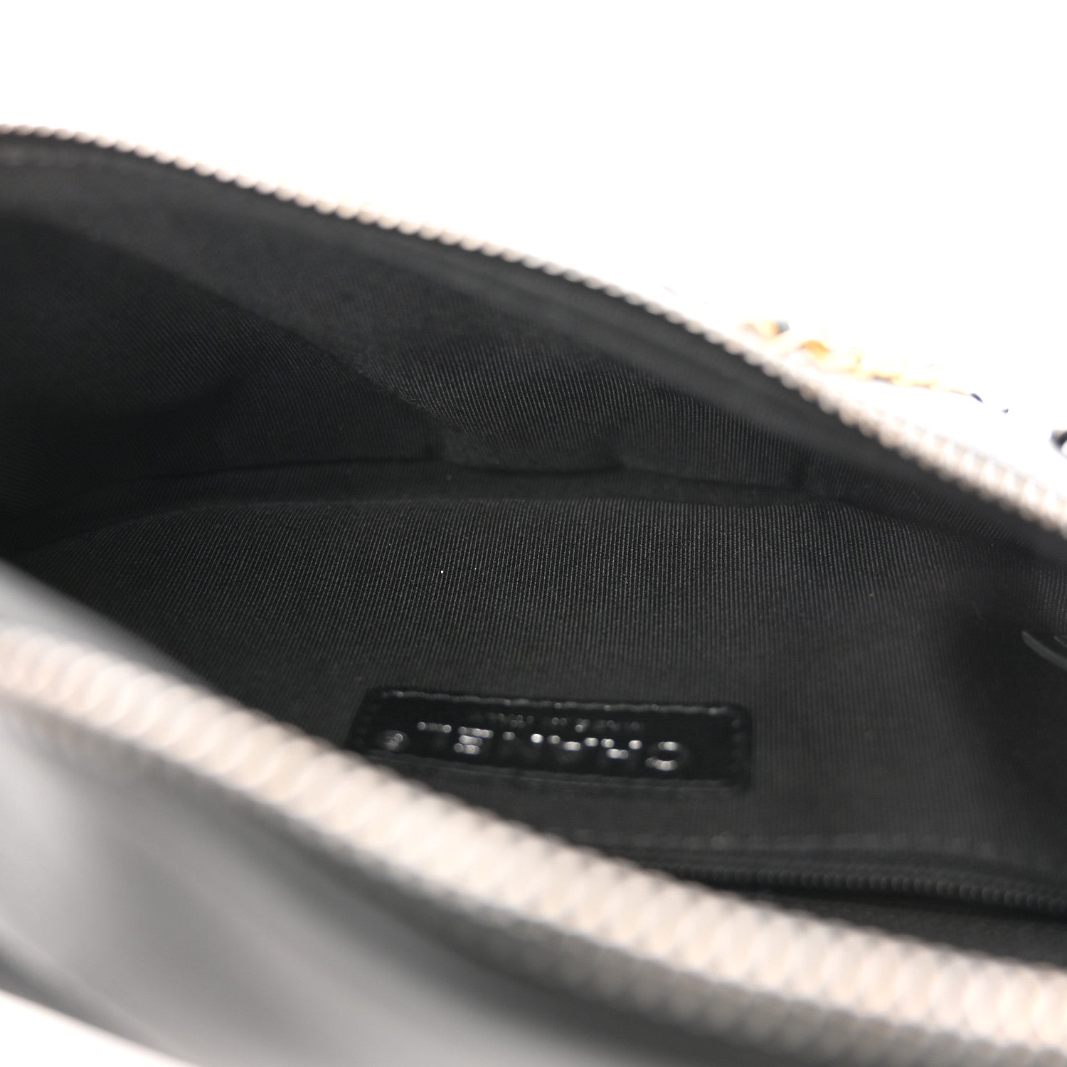 Chanel Calfskin Chain 20s Signe Waist Bag Black 5 of 11