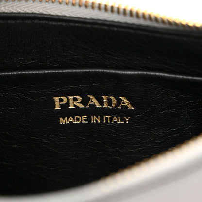 Prada Soft Calfskin Arque Shoulder Bag Ardesia 6 of 10
