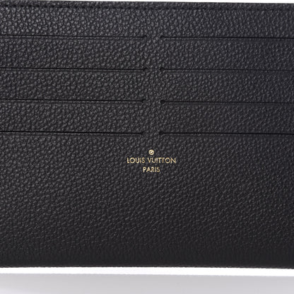 Louis Vuitton Calfskin Felicie Chain Wallet Card Holder Insert Black 5 of 5