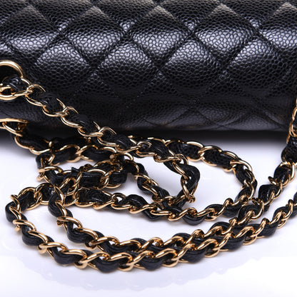Chanel Caviar Quilted Small Double Flap Black 14 of 15