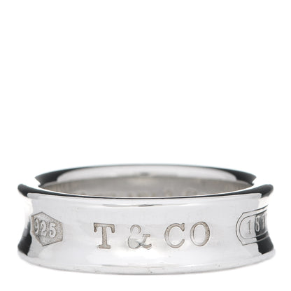 Tiffany Sterling Silver 1837 Band Ring 59 8.75 1 of 6