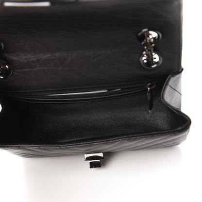 Chanel Aged Calfskin Chevron Quilted 2.55 Reissue Mini Flap So Black 5 of 11