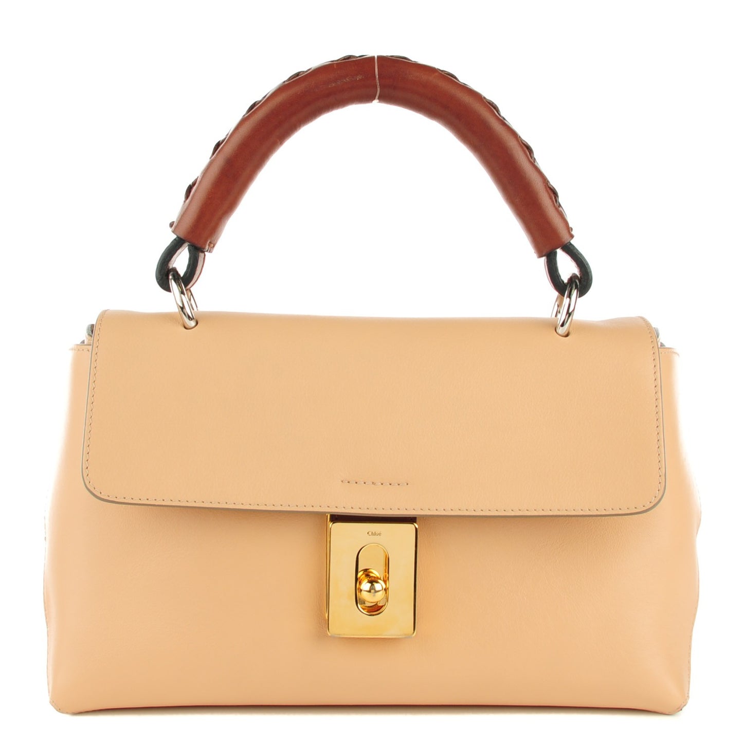 Calfskin Fedora Satchel Blush