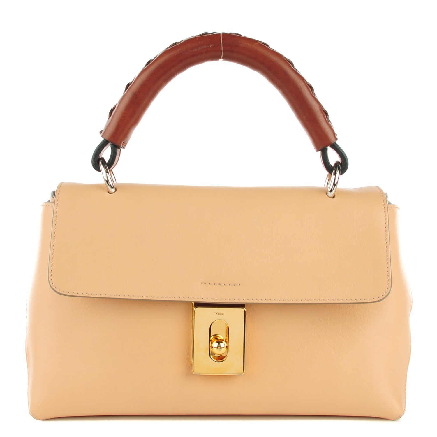 Chloe Calfskin Fedora Satchel Blush 1 of 8