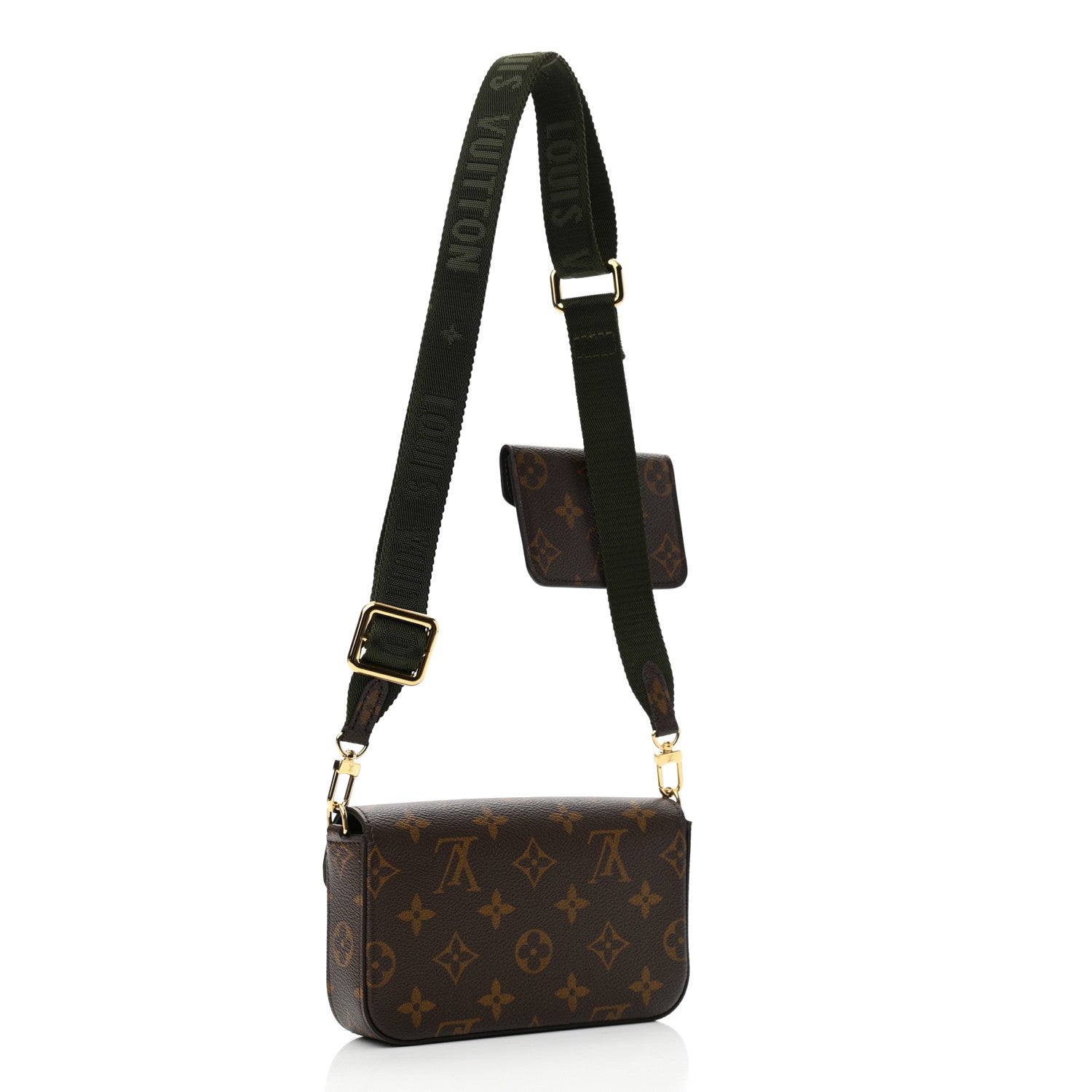 Louis Vuitton Monogram Felicie Strap & Go Kaki 3 of 9