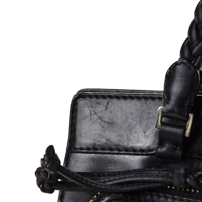 Valentino Garavani Vitello Lace Demetra Satchel Black 8 of 11