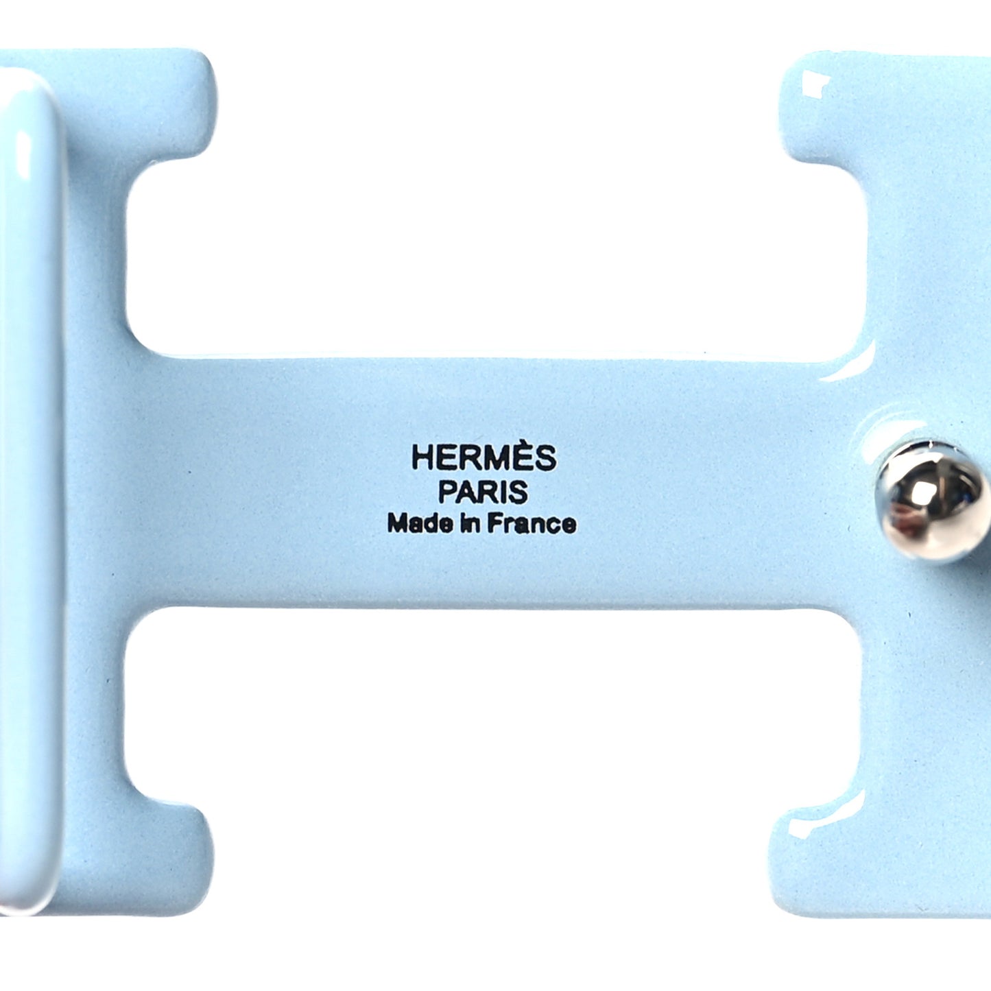 Epsom Swift Enamel 24mm Belt 70 28 Bleu Brume Celeste