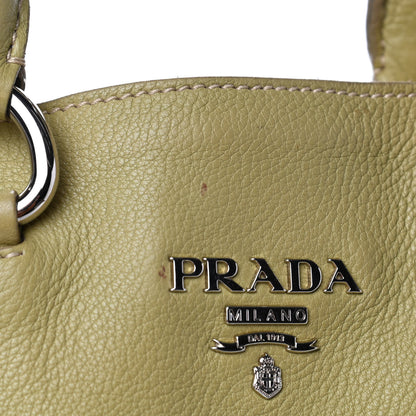 Prada Vitello Daino Shoulder Bag Cedro 7 of 9