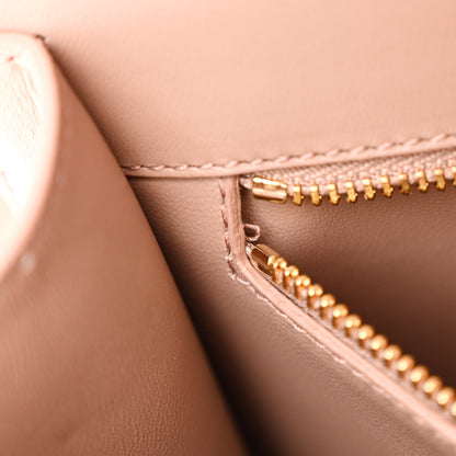 Christian Dior Shiny Crinkled Lambskin 30 Montaigne Flap Bag Fard 8 of 11