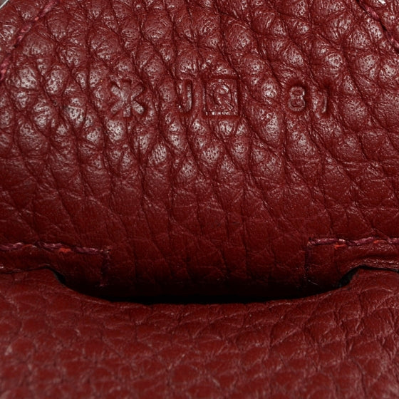 Hermes Taurillon Clemence Evelyne III TGM Rouge H 7 of 19