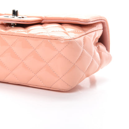Chanel Patent Calfskin Quilted Mini Rectangular Flap Light Pink 9 of 11