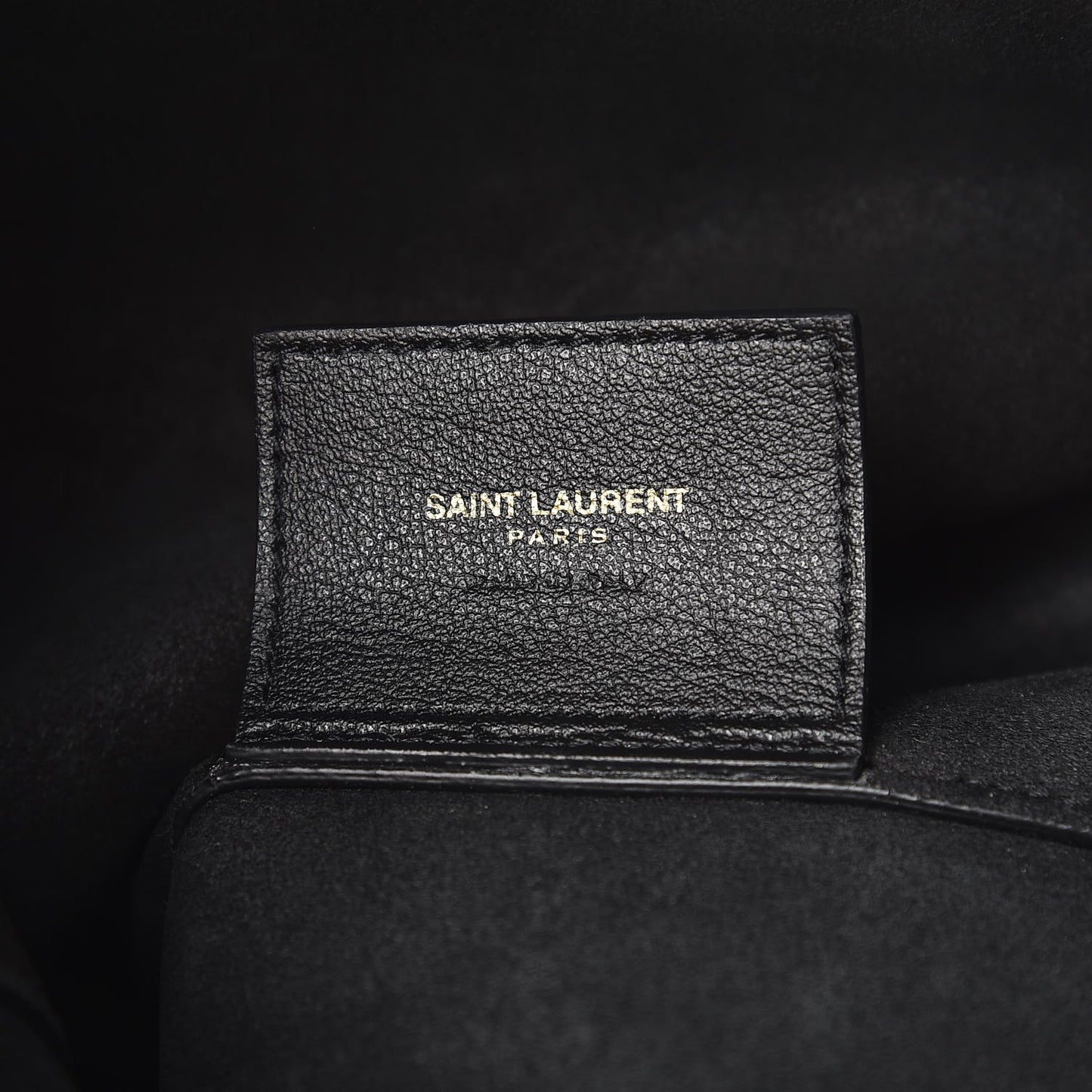 Calfskin Medium Shopping Tote Black
