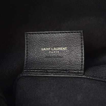 Saint Laurent Calfskin Medium Shopping Tote Black 7 of 8