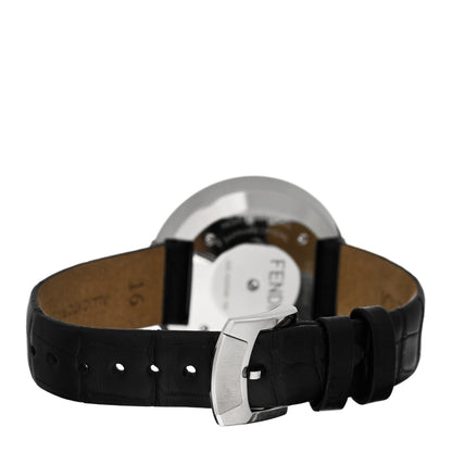 Fendi Stainless Steel Alligator Diamond 38mm Policromia Quartz Watch 3 of 5