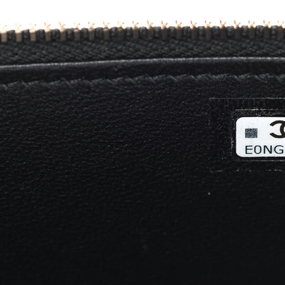 Chanel Lambskin Quilted Small Top Handle Vanity Case With Chain Black 7 of 11