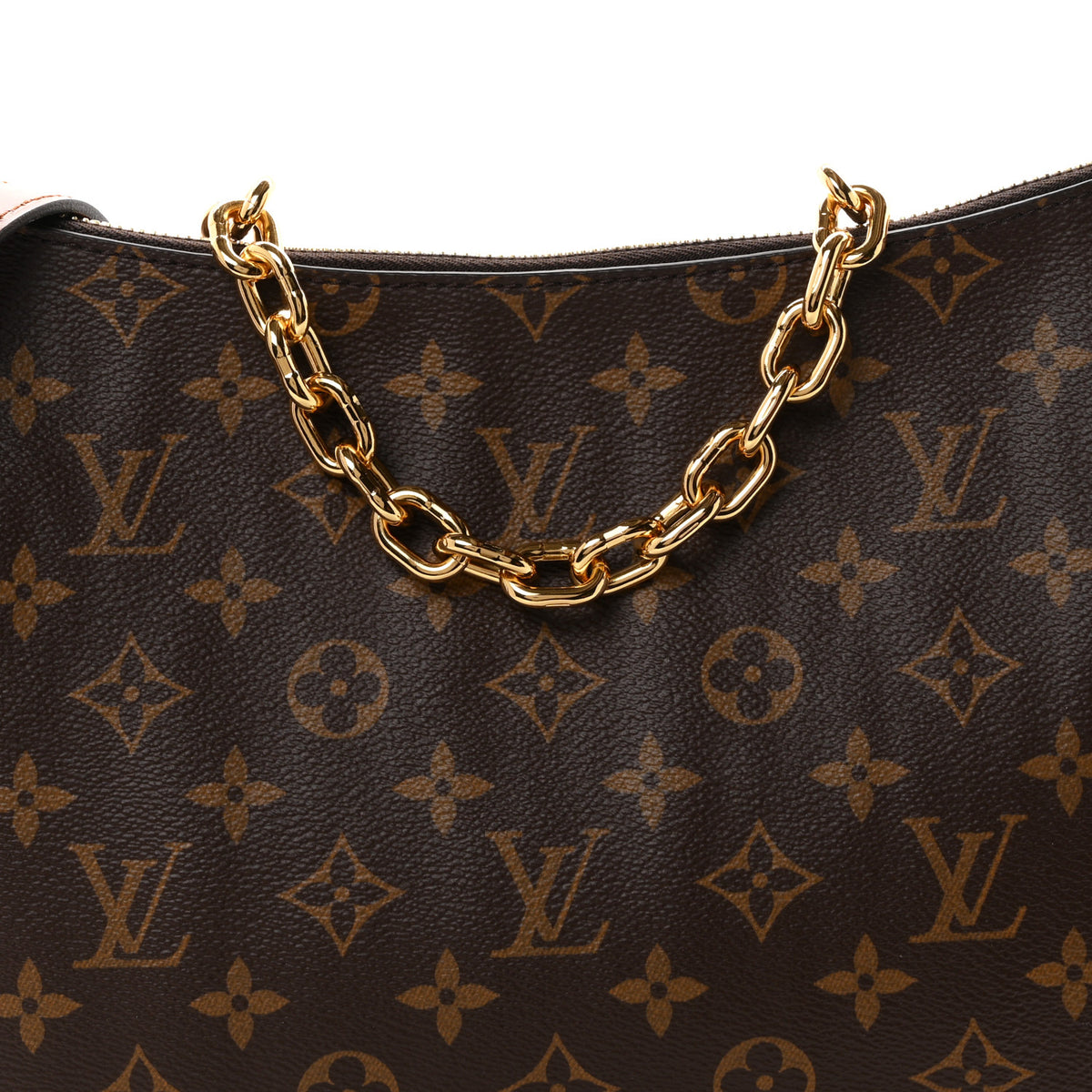 Reverse Monogram Loop Hobo